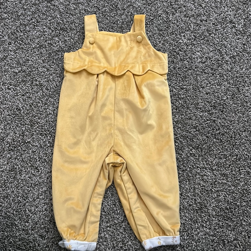 Rachel Zoe yellow jumpsuit overalls